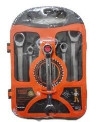 00161   Freed Düz Cırcır Anahtar Seti 7prç - 8-19mm