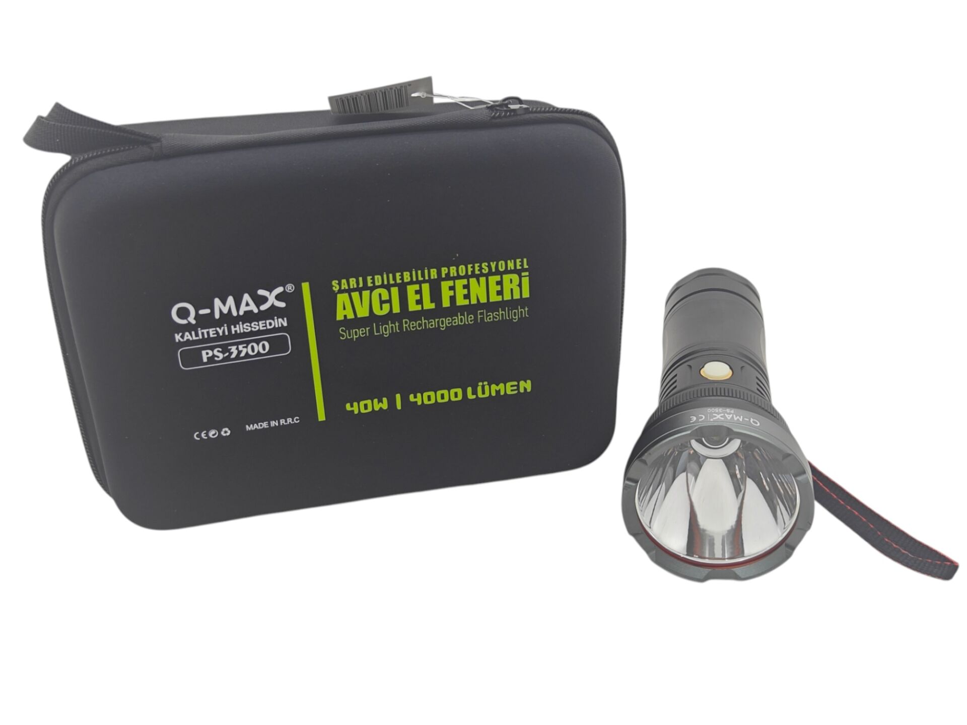 PS-3500   Q-Max 4000 Lümen 40W Zomlu Avcı Feneri