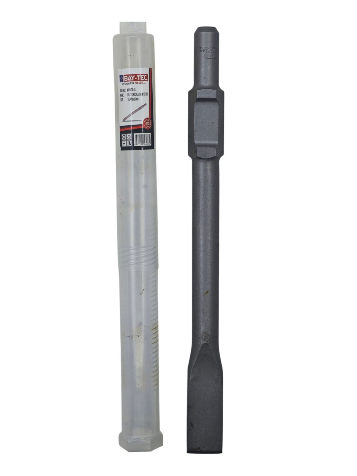 MU0870-03   Bay-Tec Matkap Kırıcı Keski 26*410*35mm