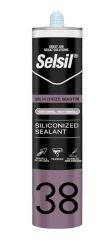 15651-1F   Selsil 38 Silikonize Mastik 500gr - Beyaz
