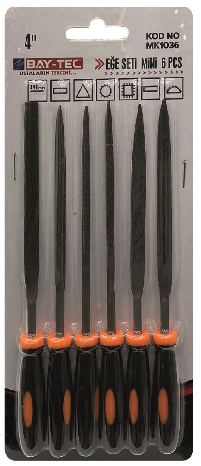 Mk1036   Bay-Tec Mini Eğe Seti 6Pcs