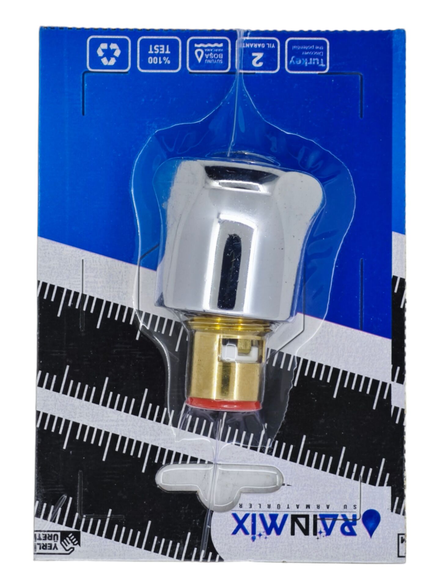 01014   Raınmix Musluk Başlığı Kapak Takımı - Aç-Kapa Kartela