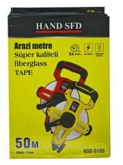 0169   Hand SFD Fiberglas Arazi Şerit Metresi 50m