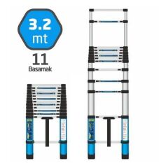 504321   Master Teleskopik Merdiven 320cm - 11 Basamak