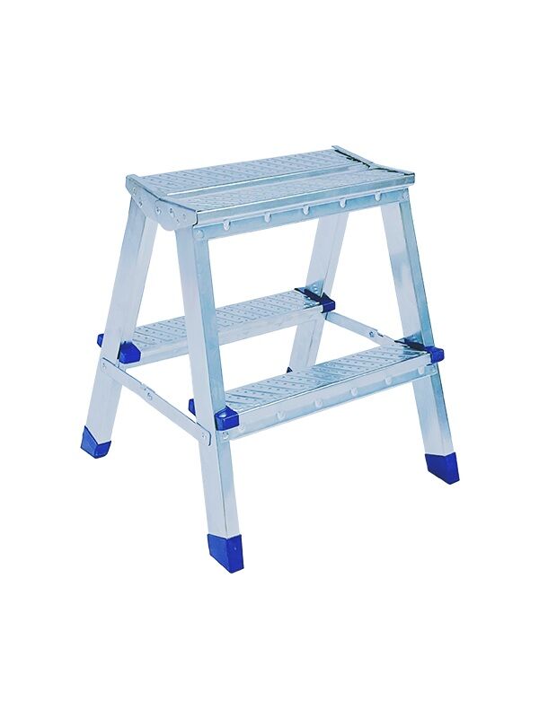 1202   Saraylı Metal Çift Çıkışlı Merdiven 2+2