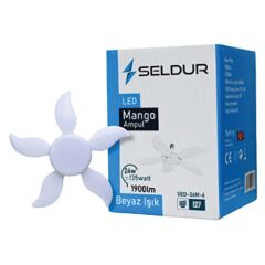 SED-36M-6   Seldur E27-24W Kanatlı Mango Ampul