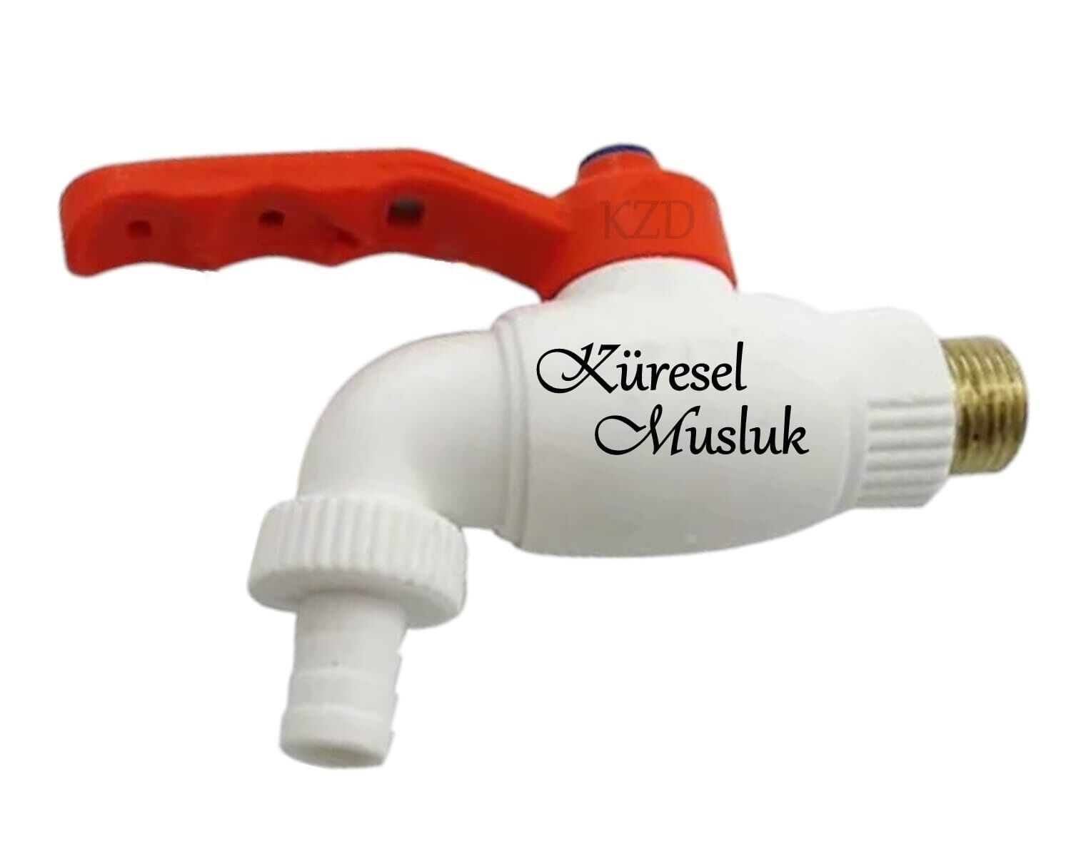 01925   ALC Küresel Plastik Bahçe Musluk - Prinç