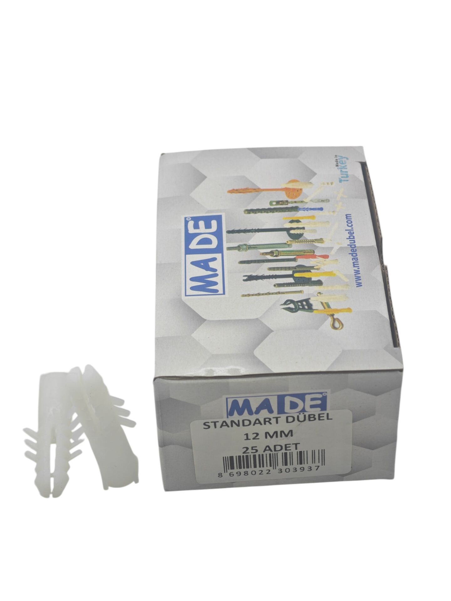 SKD4   Made Kutulu Standart Dübel 25li 12mm