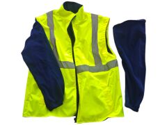 JN1003   Junior 5in1 Sarı Lacivert Parka - L