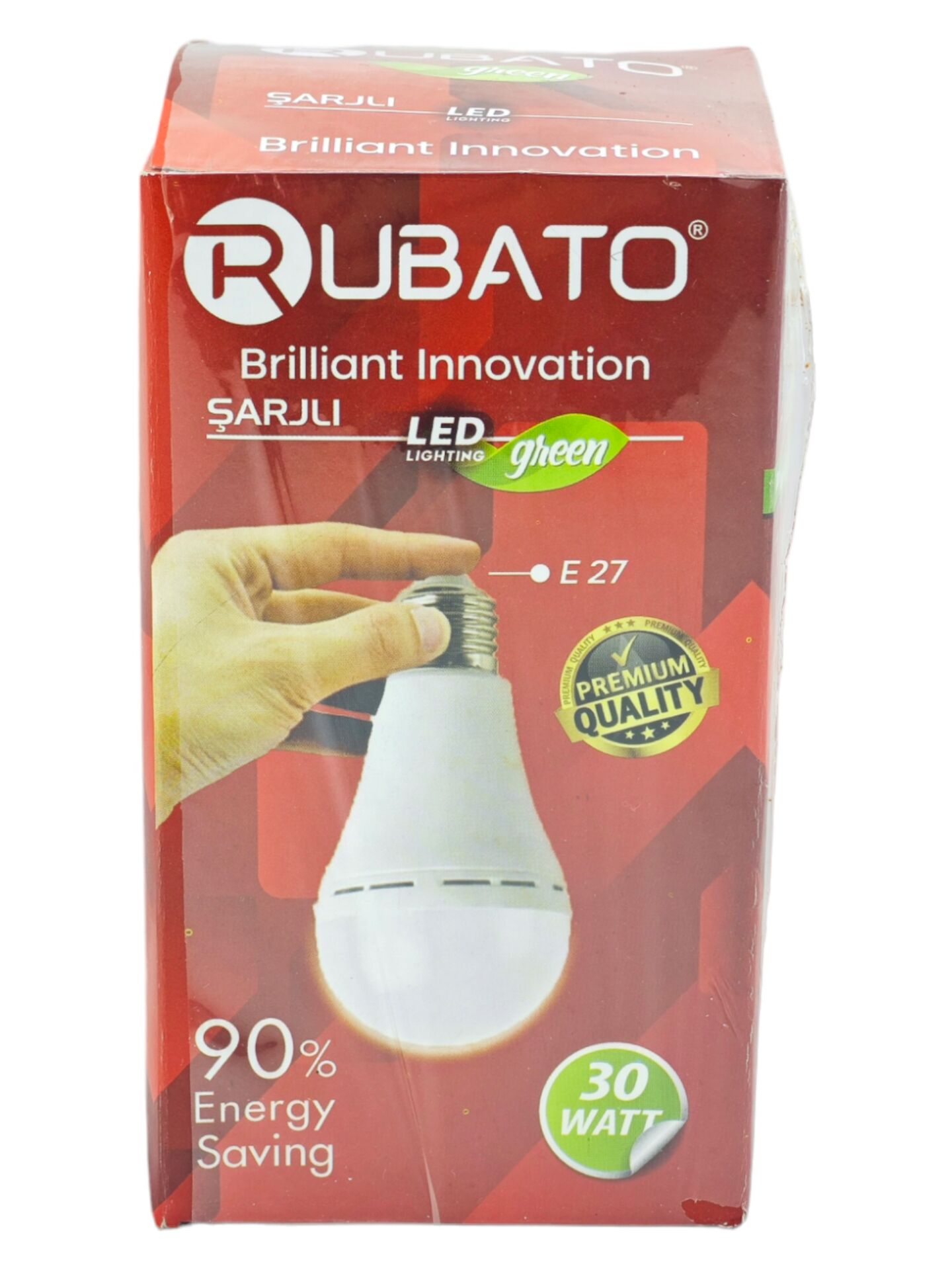 RBT-030   Rubato E27-30W Şarjlı Led Ampul