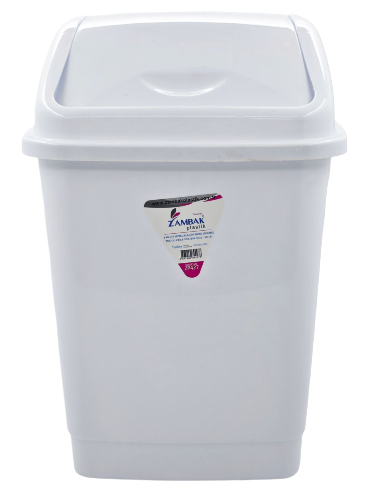 ZP427   Zambak Eko Klik Çöp Kovası 10lt