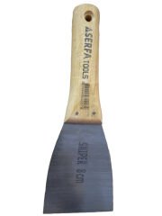 3008   Serfa Macun Ispatulası 8Cm (Ahşap Sap)