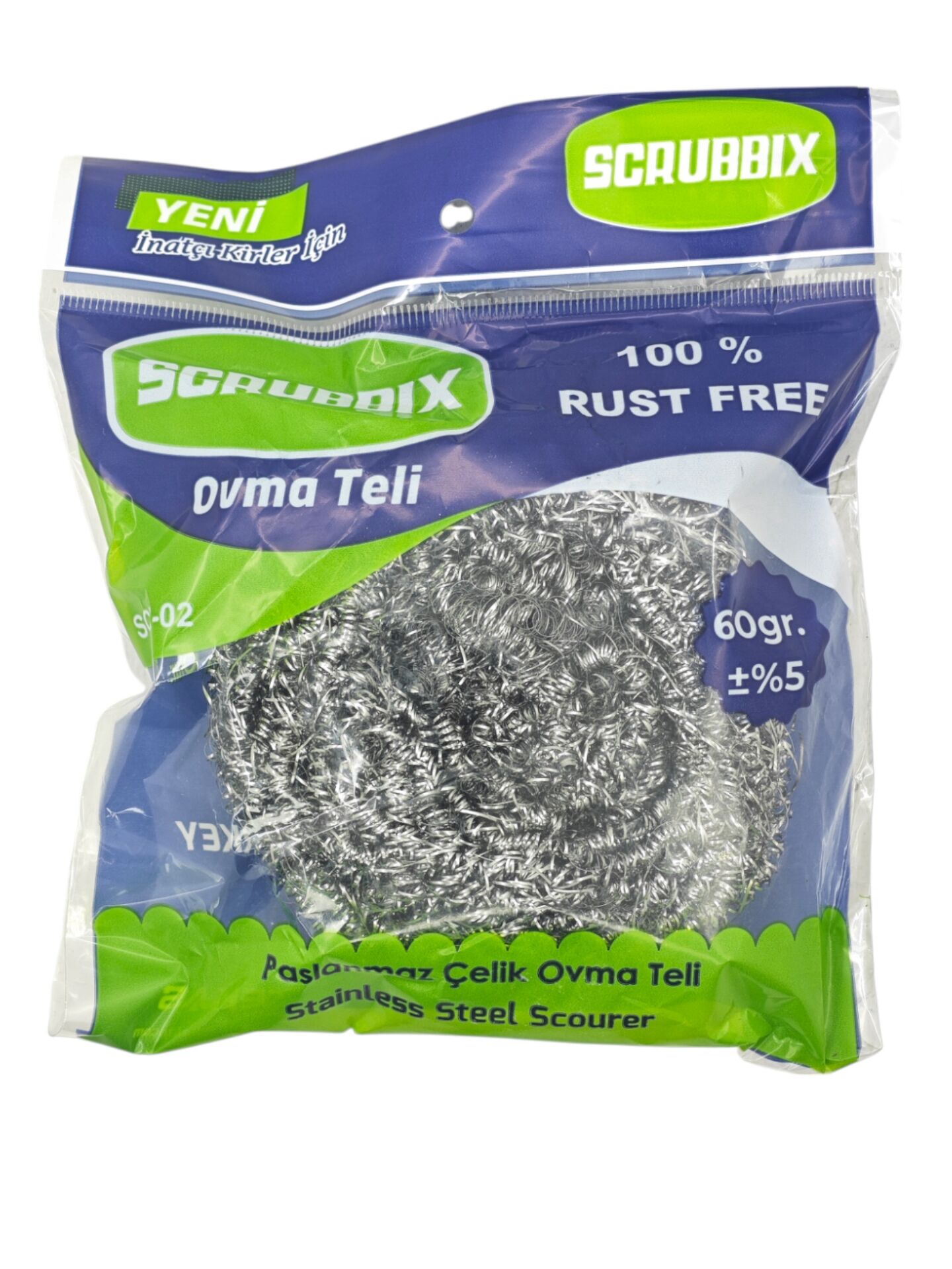 SCR-02   Scrubbix Endüstriyel Ovma Teli 60gr