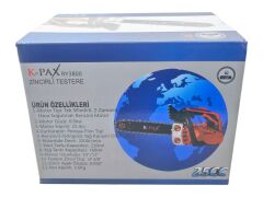 RY3800   K-Paz Benzinli Ağaç Kesme Motoru 1.2Hp 25cc