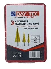 MU1578   Bay-Tec Kademeli Matkap Ucu Seti 4-30Mm