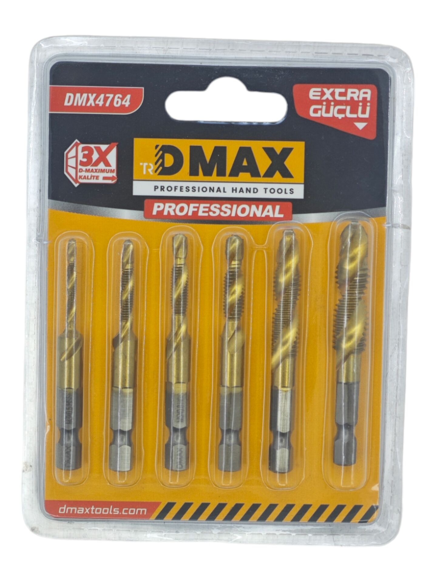 DMX4764   Dmax Matkap Uçlu Delme ve Dış Açma Seti 6prç