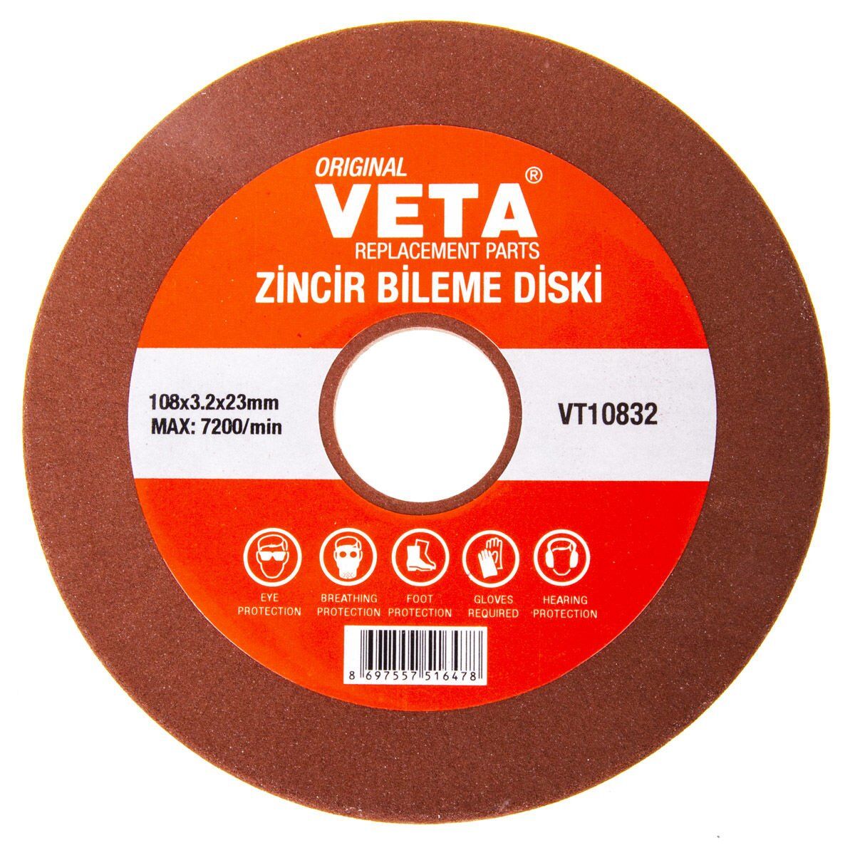 VT10832   Veta Zincir Bileme Diski 108*23*3.2mm