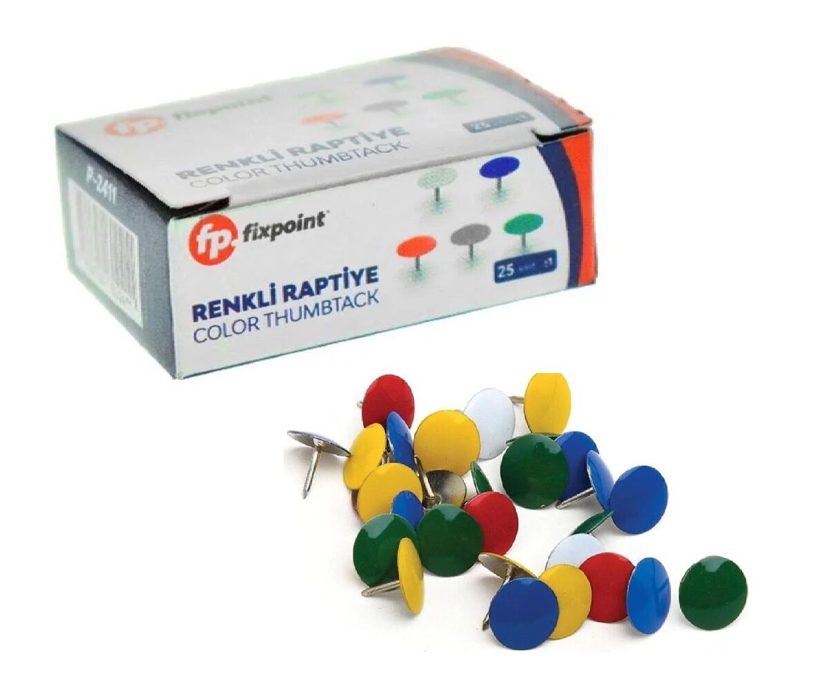 P-2411   Fixpoint Renkli Raptiye ±1 25li