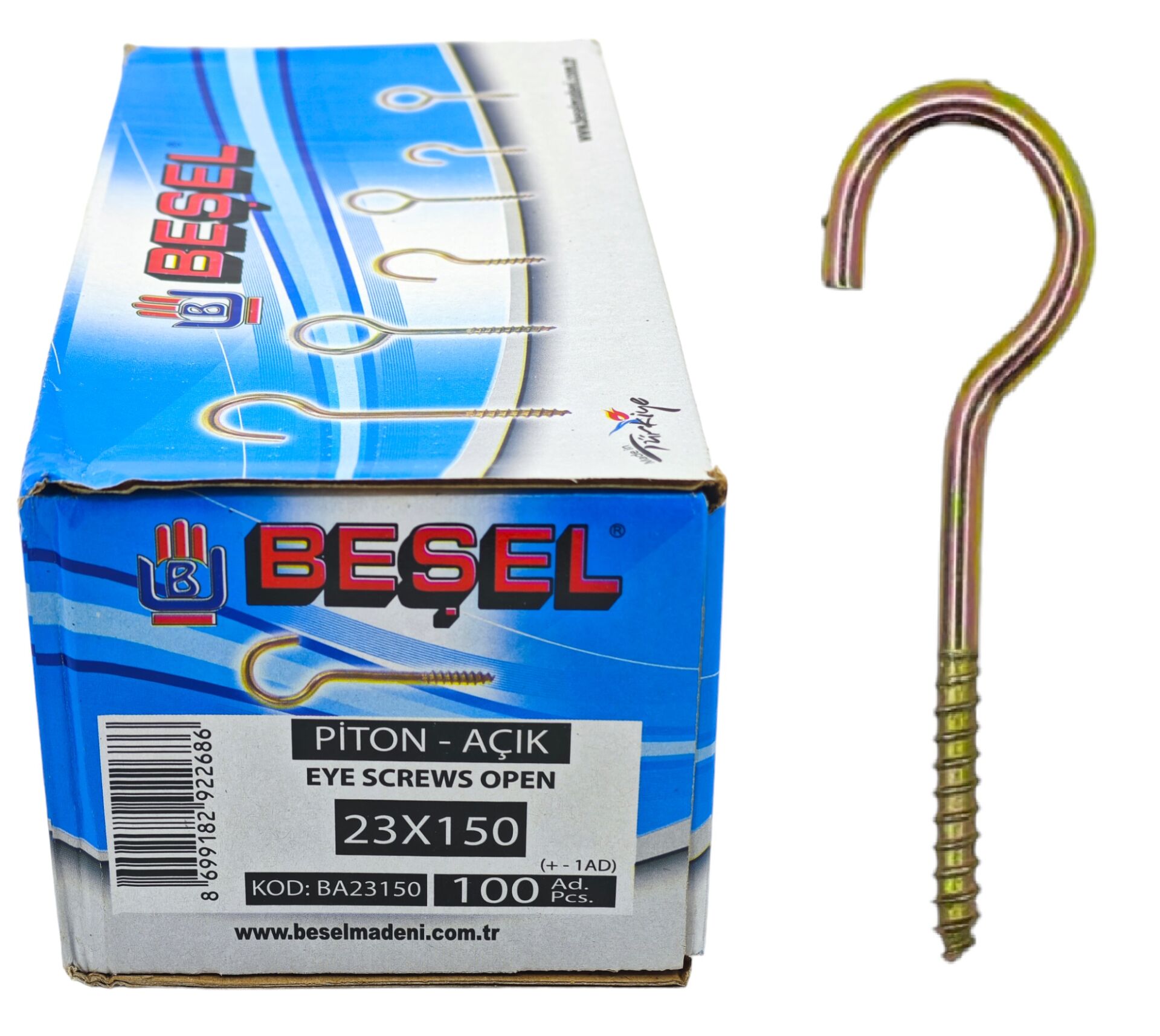 Ba23150   Beşel Piton 23*150 - Açık