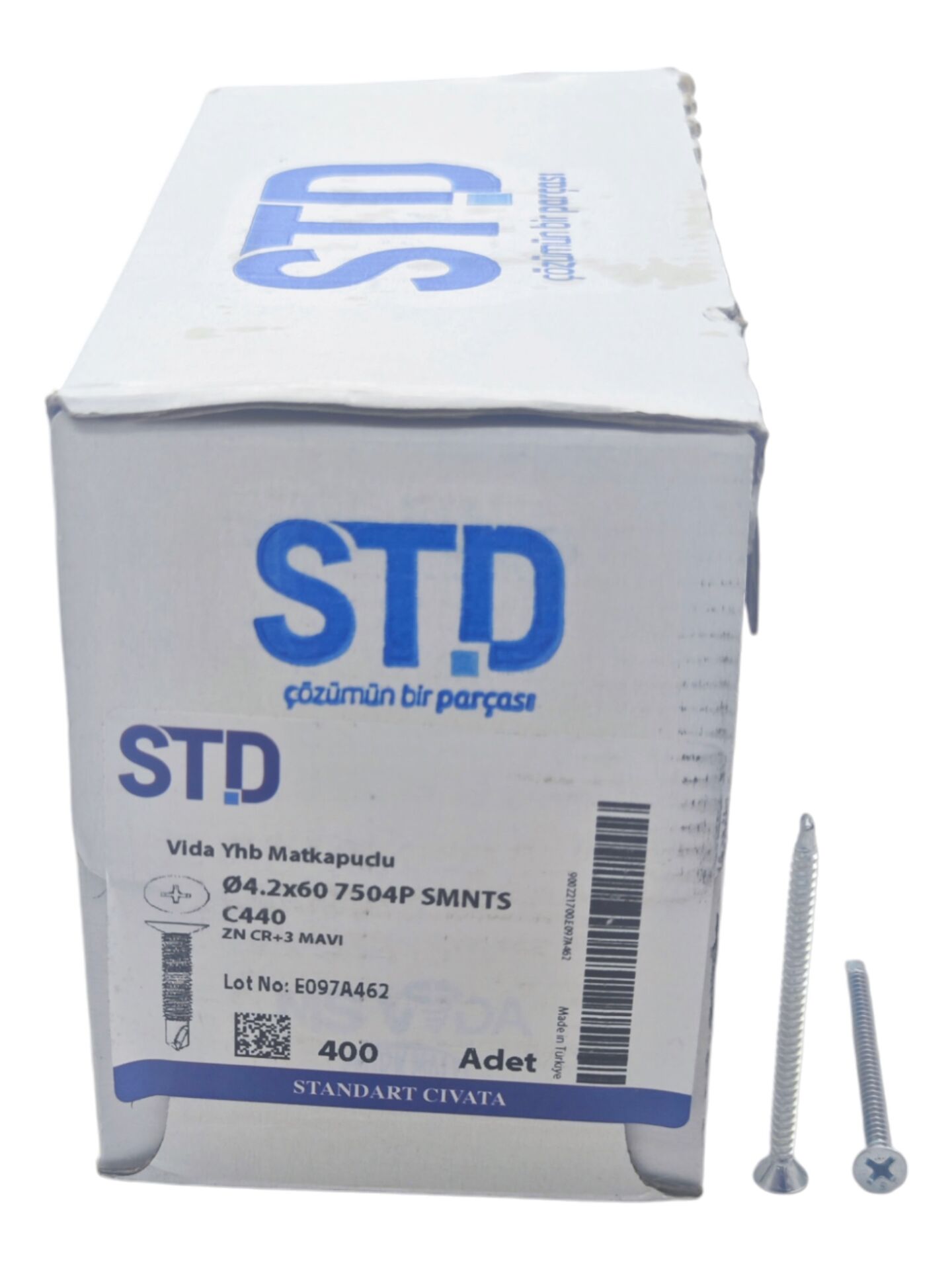4260   STD 4.2*60mm Matkap Uçlu Vida 400lü
