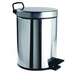 403 430   Paslanmaz Metal Pedallı Çöp Kovası 5lt