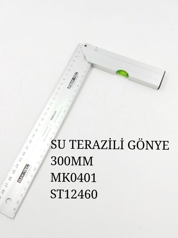 Mk0401   Bay-Tec Alüminyum Gönye 300Mm