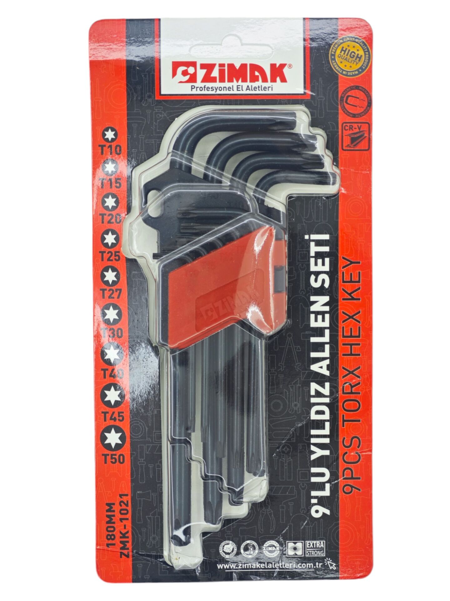 ZMK-1021   Zimak Tork Alyan Seti 9lu 180mm