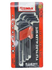 ZMK-1021   Zimak Tork Alyan Seti 9lu 180mm
