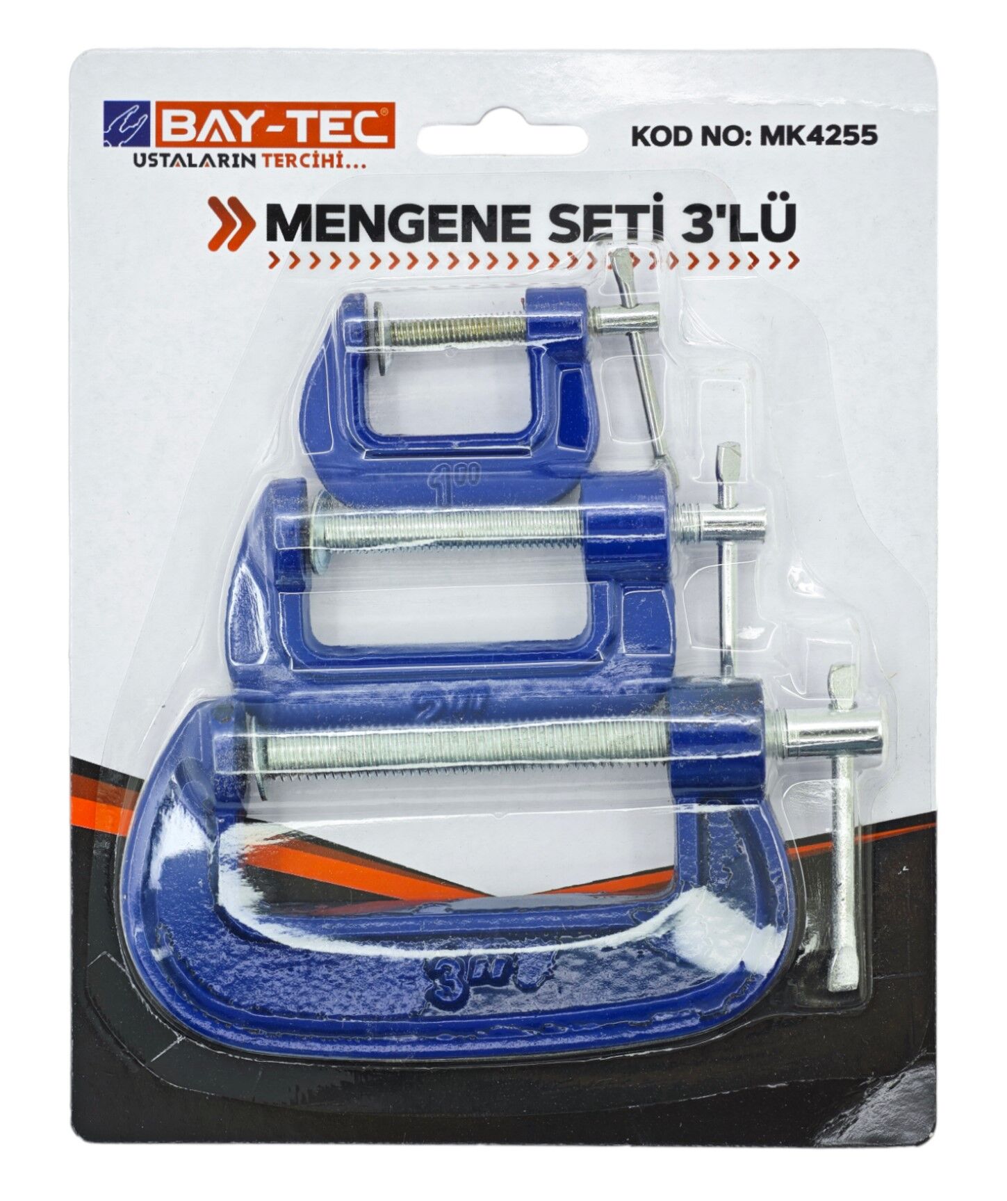 Mk4255   Bay-Tec Mengene Seti 3Lü