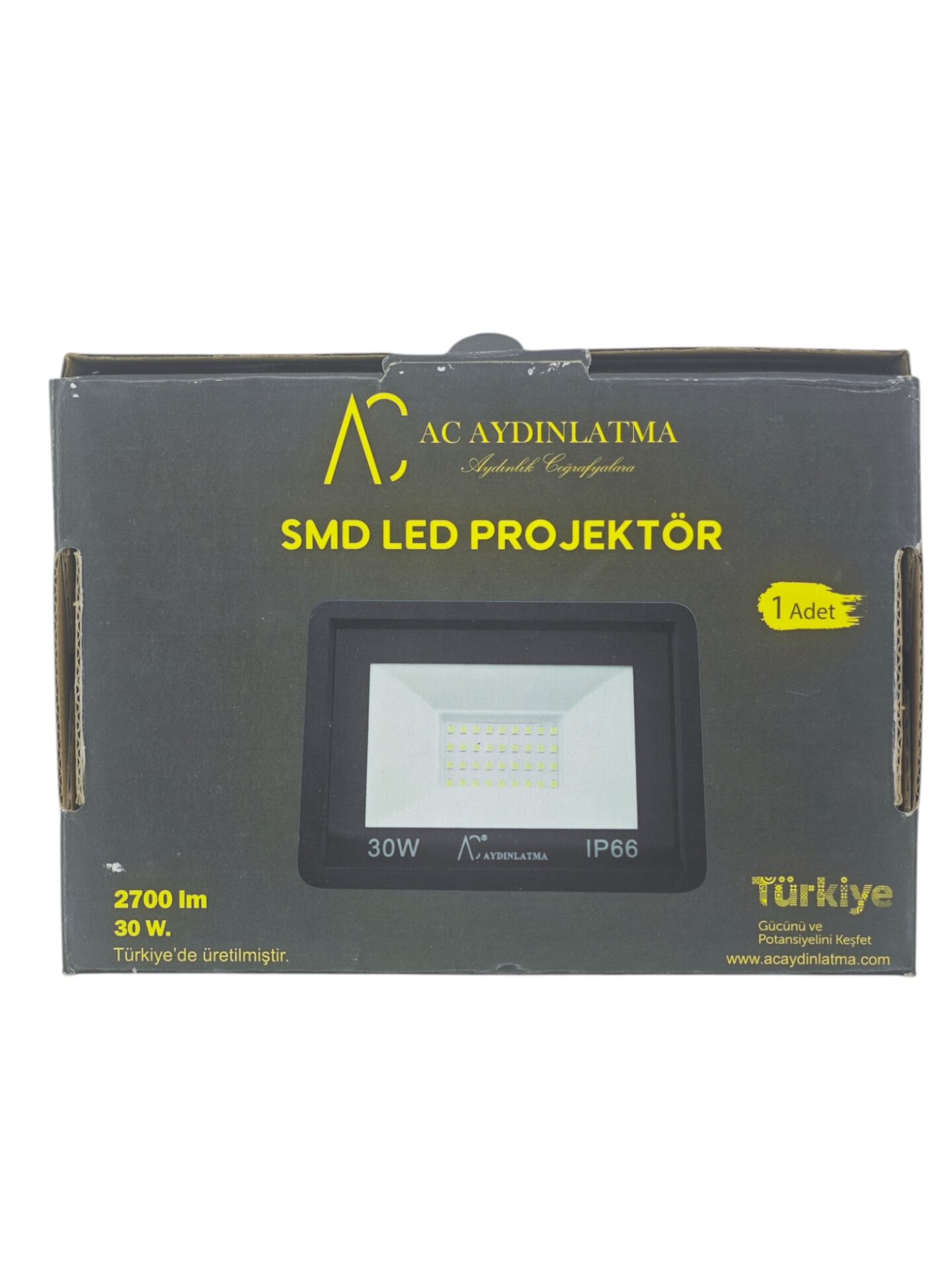 AC4840   AC 30W SMD Led Tablet Prejektör - 6500K