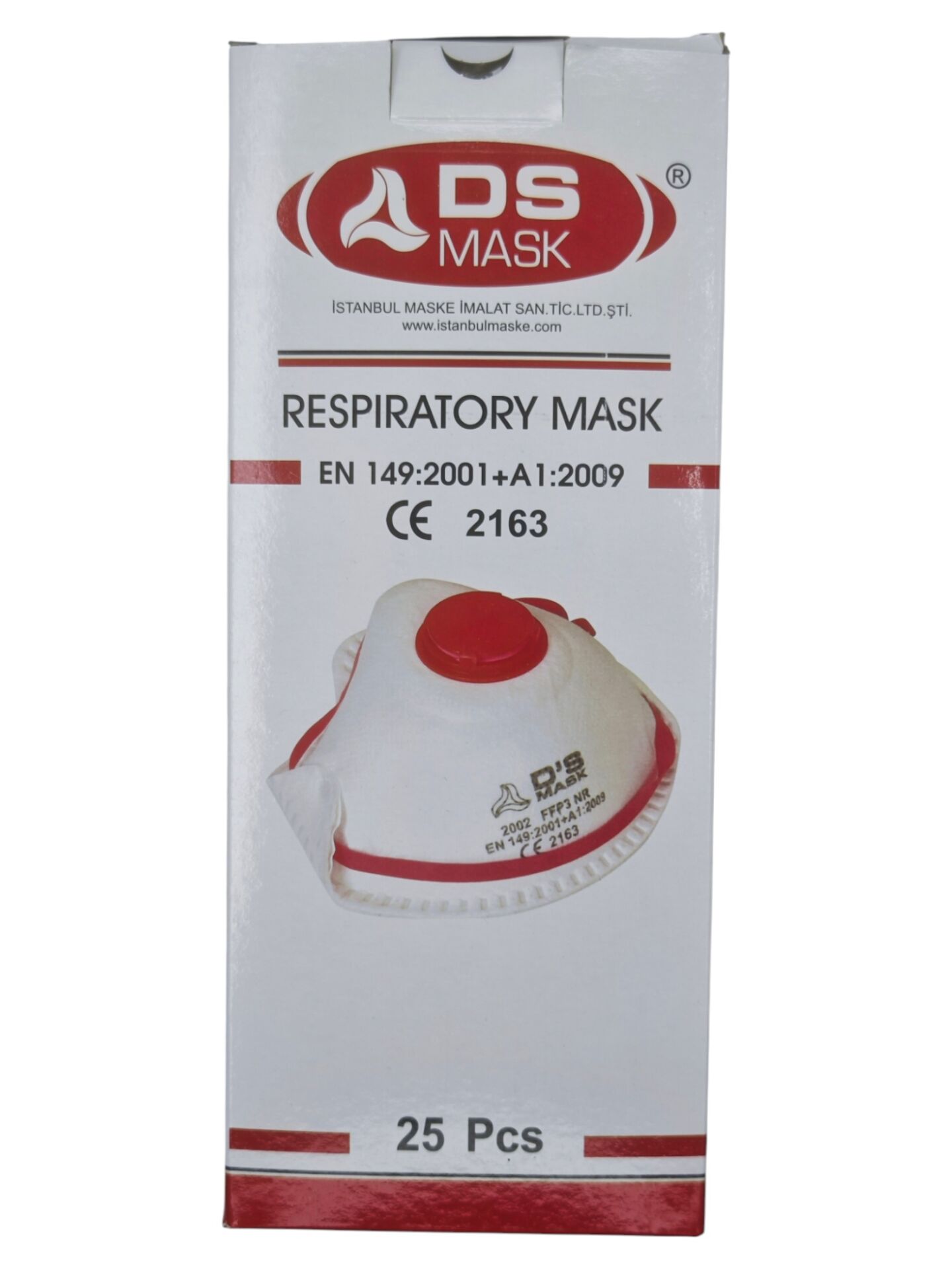 CE 2163   DS Mask FFP3 Ventilli Toz Maskesi