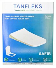 Tpkk-16   Tanfleks Safir Klozet Kapağı - Yavaş Kapanır