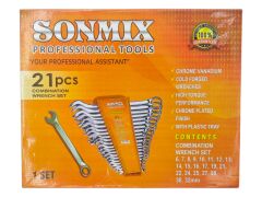 2100   Sonmix 21li Kombine Anahtar Seti