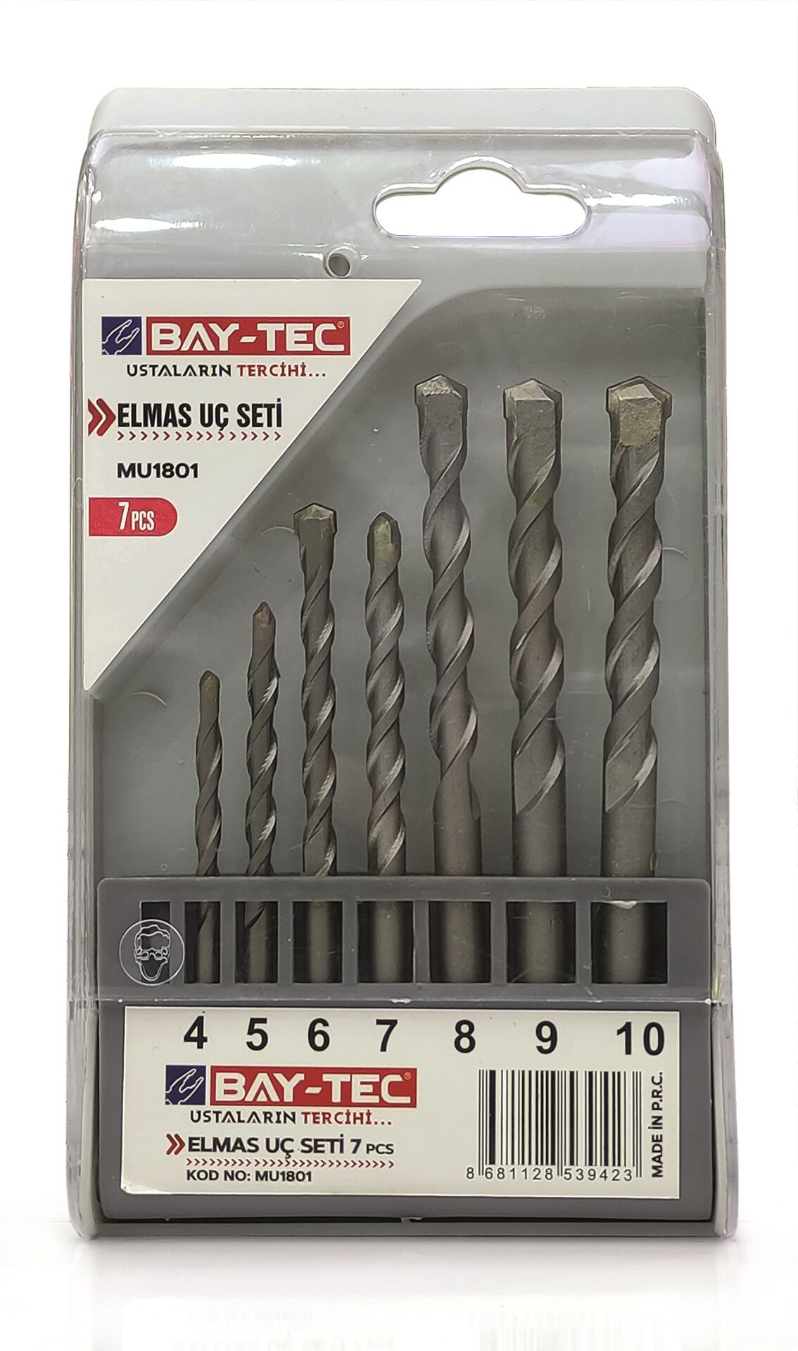 Mu1801   Bay-Tec Elmas Uç Seti 7Prç