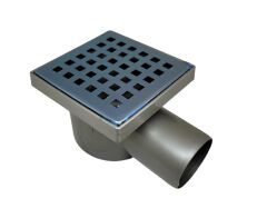 Tpys-05  Tanfleks Krom Süzgeçli Yer Süzgeci - Yandan Çıkışlı