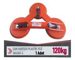 Mk4509-4   Bay-Tec Cam Vantuzu 3Lü - Plastik
