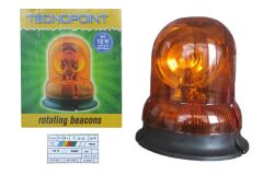 07477   Tecnopoint Dönerli Tepe Lambası 12V - Sarı