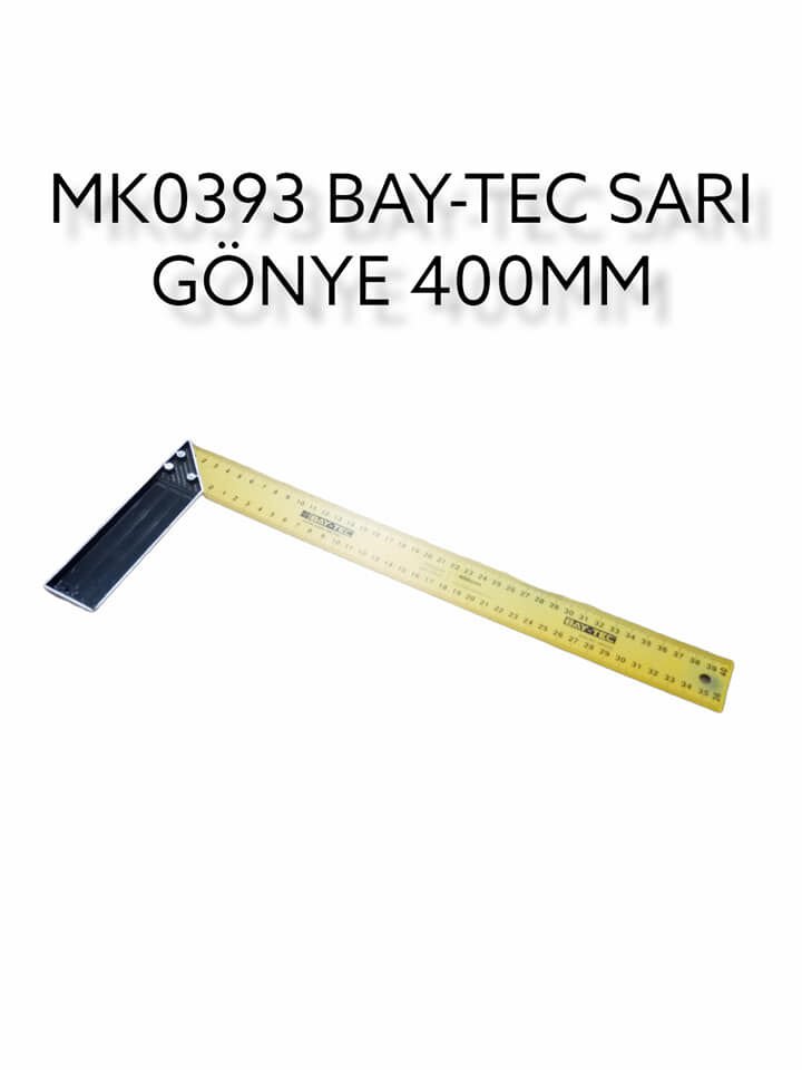 Mk0393   Bay-Tec Sarı Gönye 400Mm