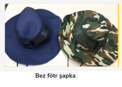 Hs-11083   Kumaş Foter şapka