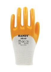 HN-40   Handy Sarı Nitril Eldiven 9''
