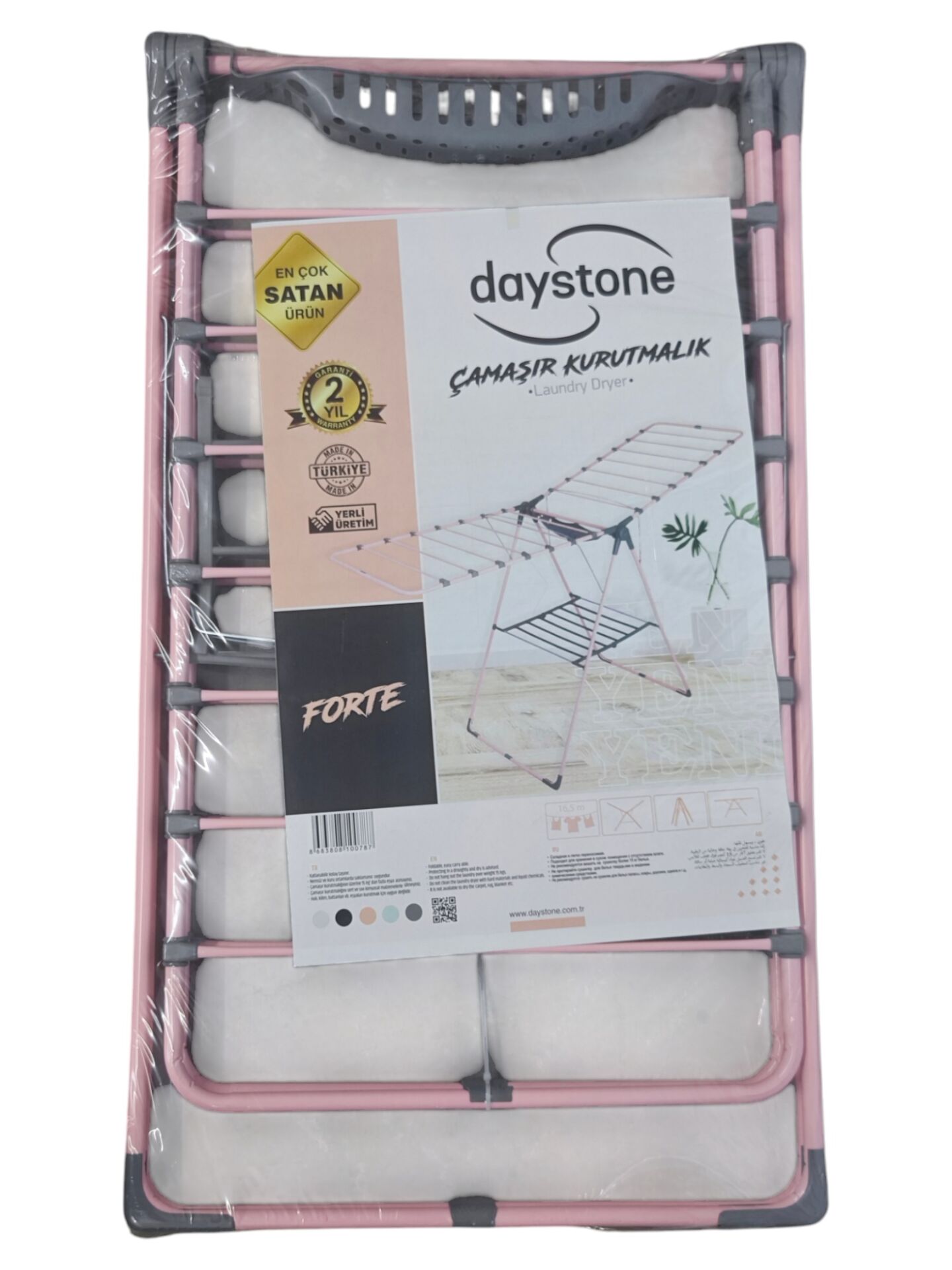 01758   Daystone Forte Pembe Çamaşır Kurutmalık
