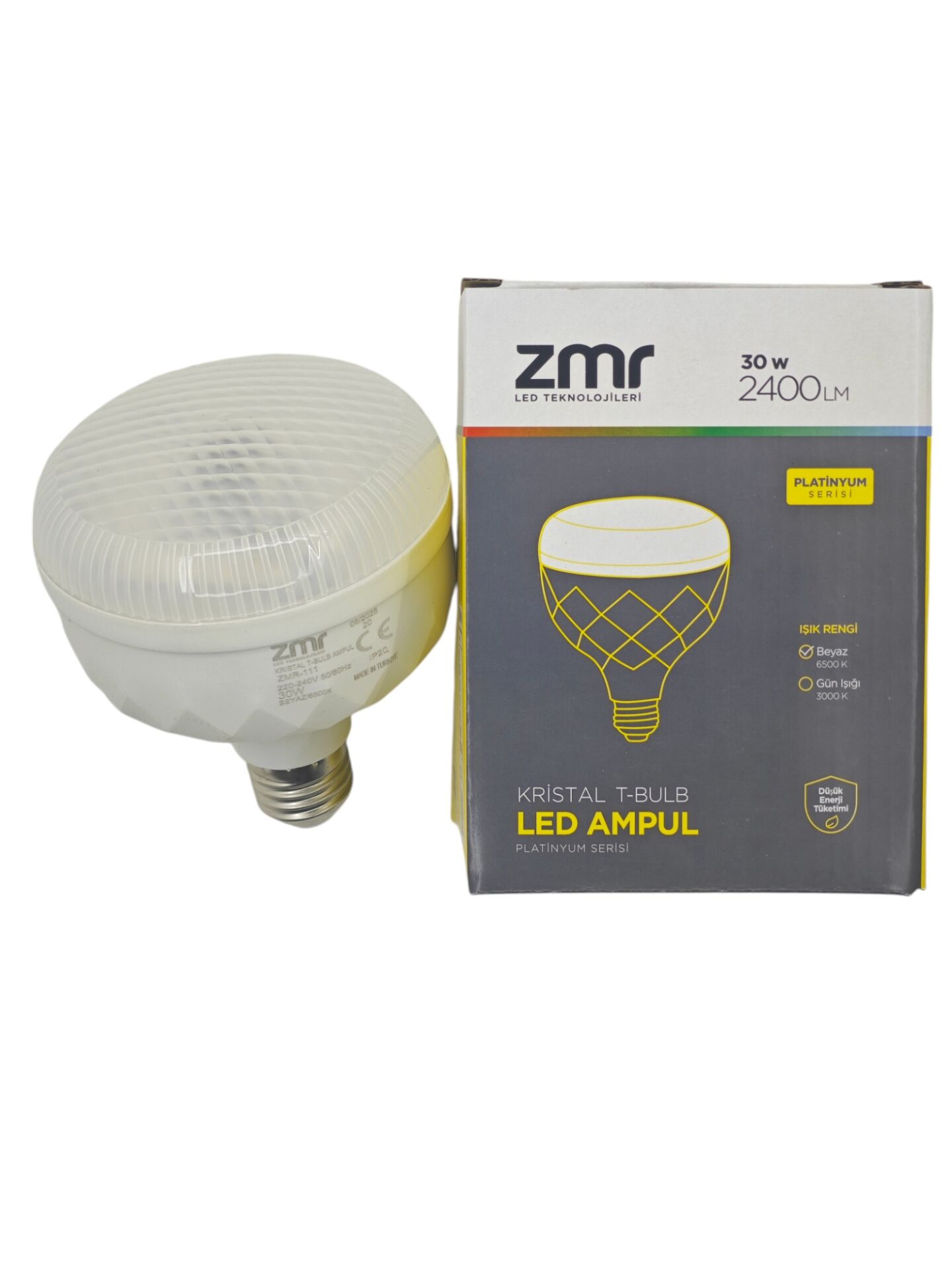 ZMR-111/B   ZMR E27-30W Kristal T-Bulb Led Ampul