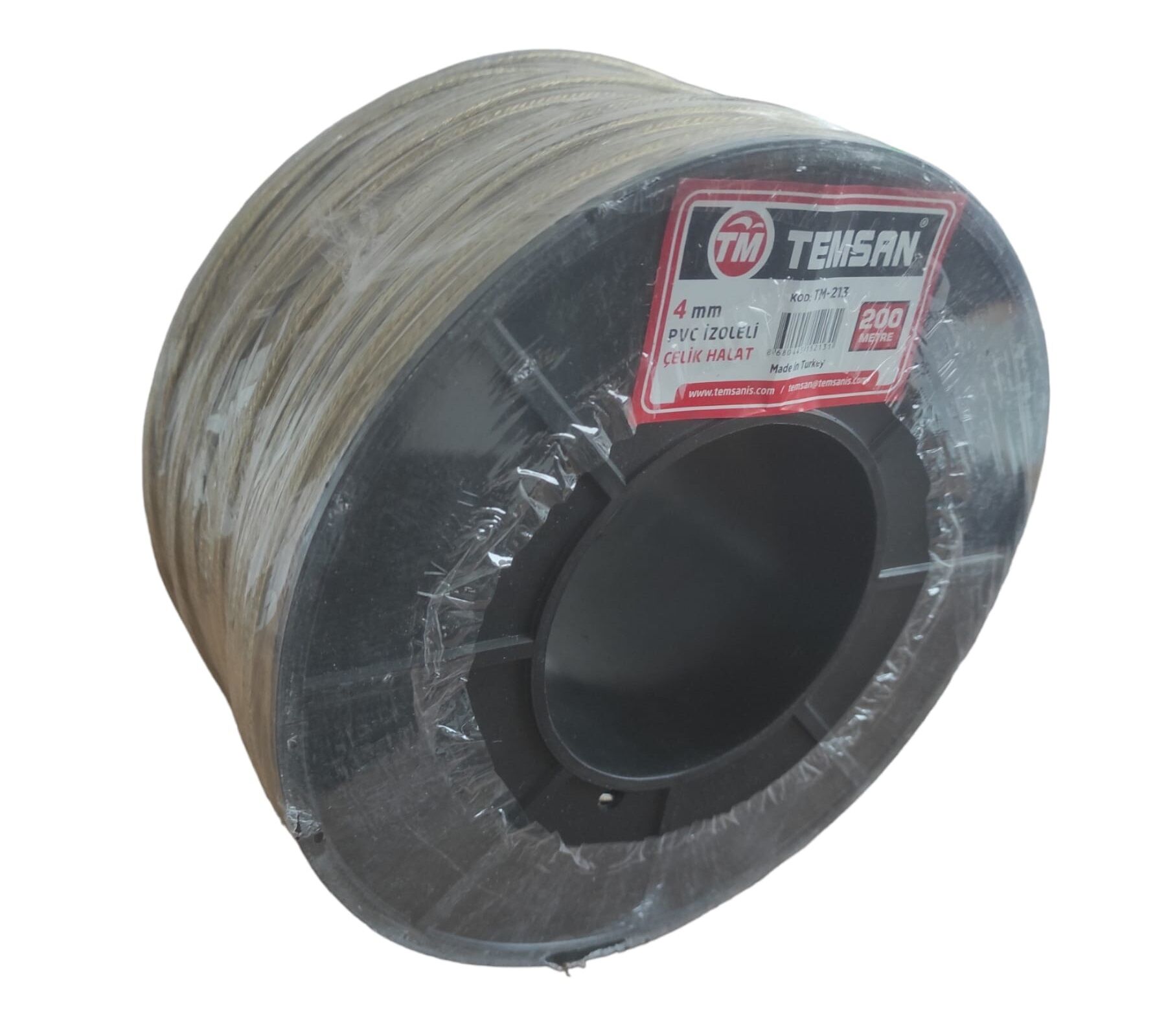 TM-211   Temsan Pvc Kaplı Halat 2mm*200m