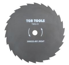 Tms-01   Tgr Tools Tırpan Testere 26T 300Mm - Deliksiz