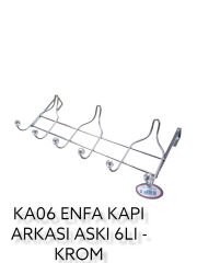 Ka06   Enfa Amerikan Kapı Arkası Askı 6lı - Krom