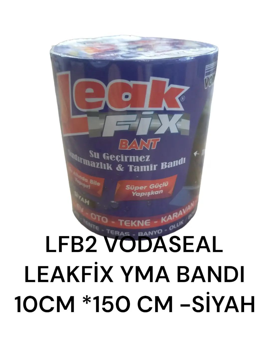 Lfb2   Vodaseal Leakfix Yama Bant 10Cm*150Cm - Siyah