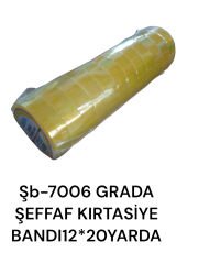 Şb-7006   Grada Şeffaf Kırtasiye Bantı 12Mm*20Yrd