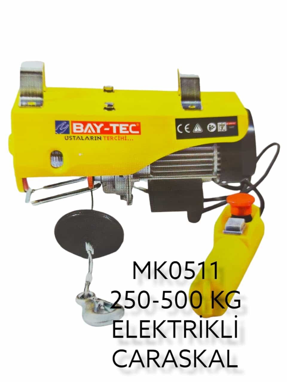 MK0511   Bay-Tec Elektrikli Vinç Caraskal 250-500Kg