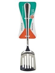 1010-4   Özchome Metal Spatula - Delikli