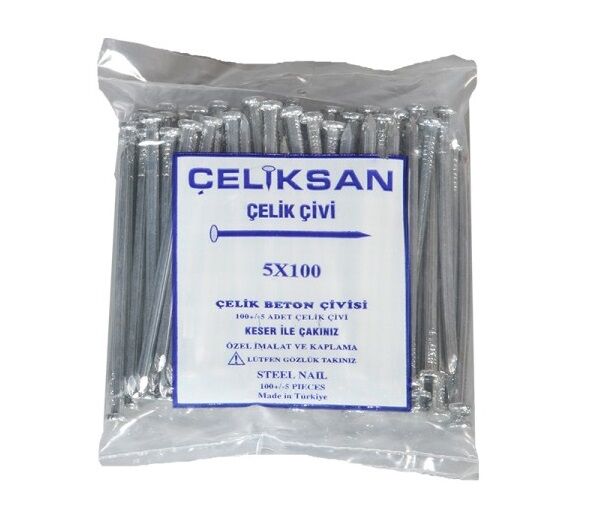 018055   Çeliksan Çelik Çivi 5*100 (Beton)